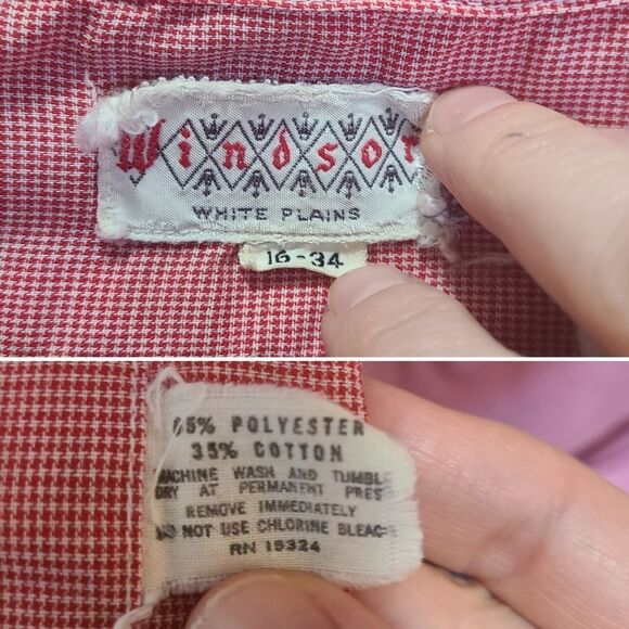 The Big Red Oversized Dagger Collar Button Down XL - Picture 14 of 14